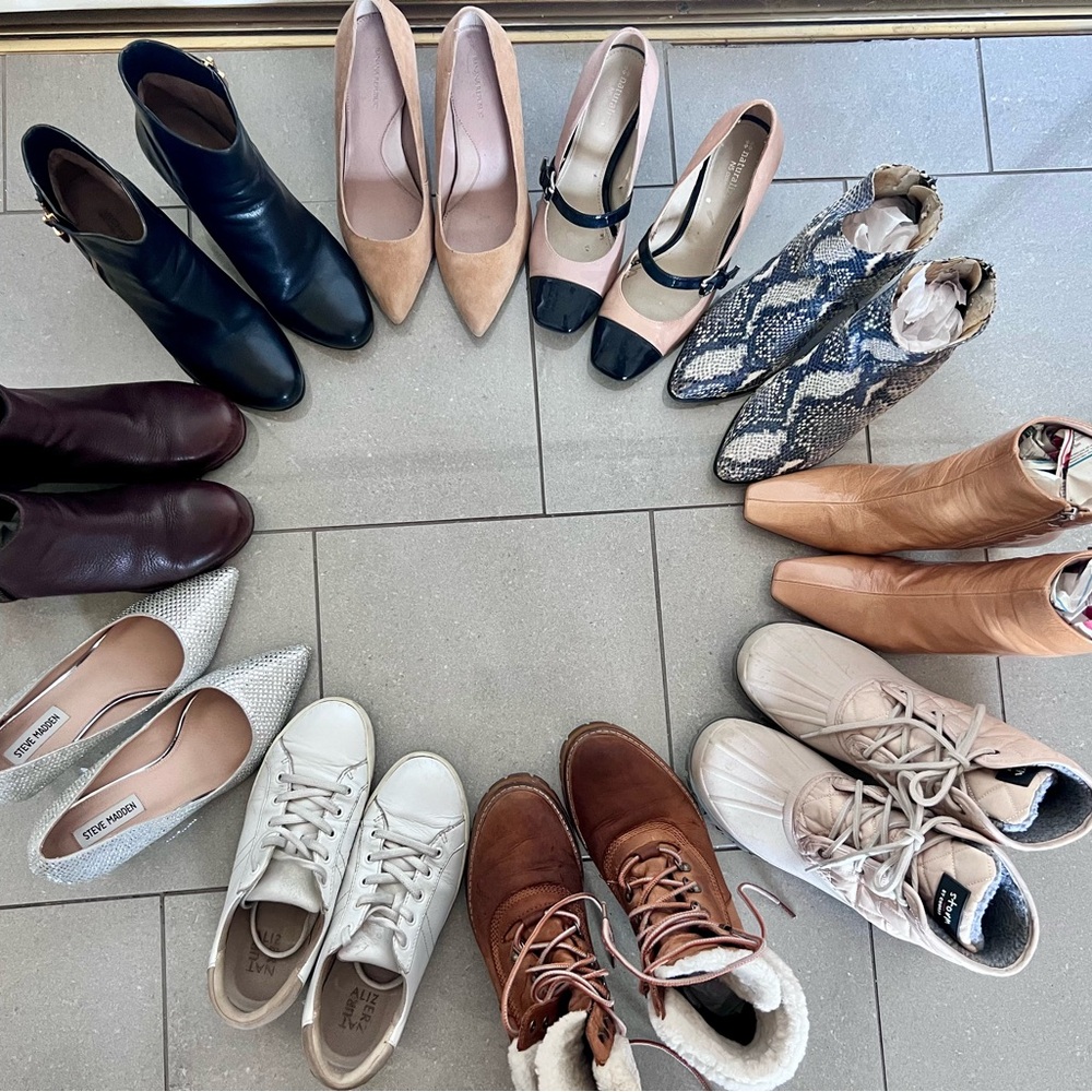 Moving shoe sale